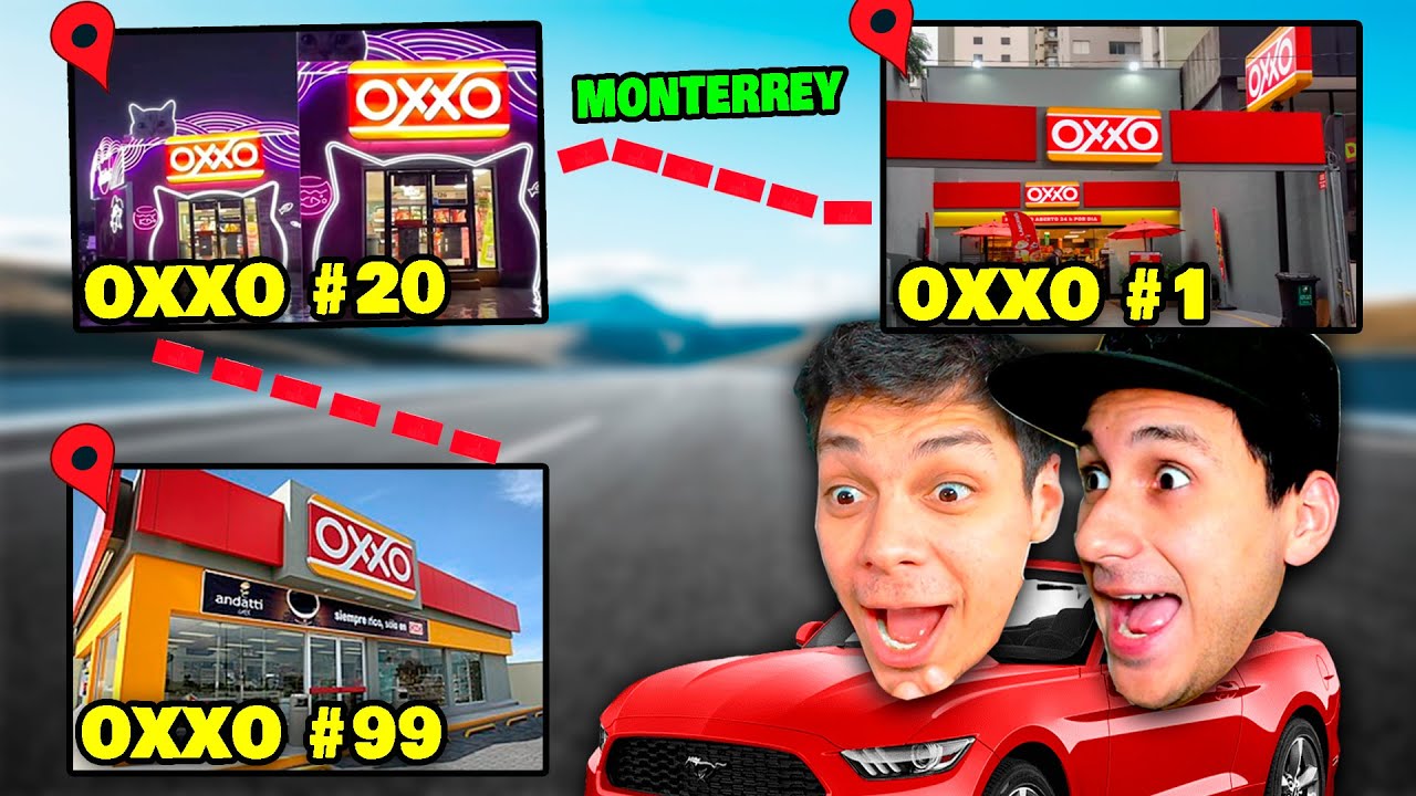 VISITAMOS 100 OXXO’s en 24 HORAS con $100 PESOS… Ft.YAIR17 y VALDO