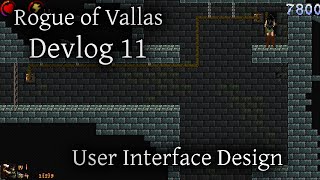 Famous Rogue of Vallas Devlog 11: User Interface Design Wealth