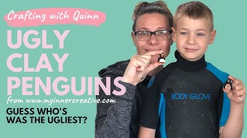 Clay Penguin Tutorial | Making the FUNNIEST Polymer Clay Penguins you