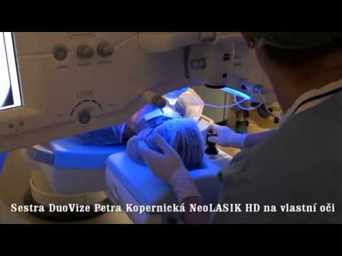 Laserová operace očí - Zdravotní sestra z kliniky DuoVize podstoupila laserový zákrok NeoLASIK HD