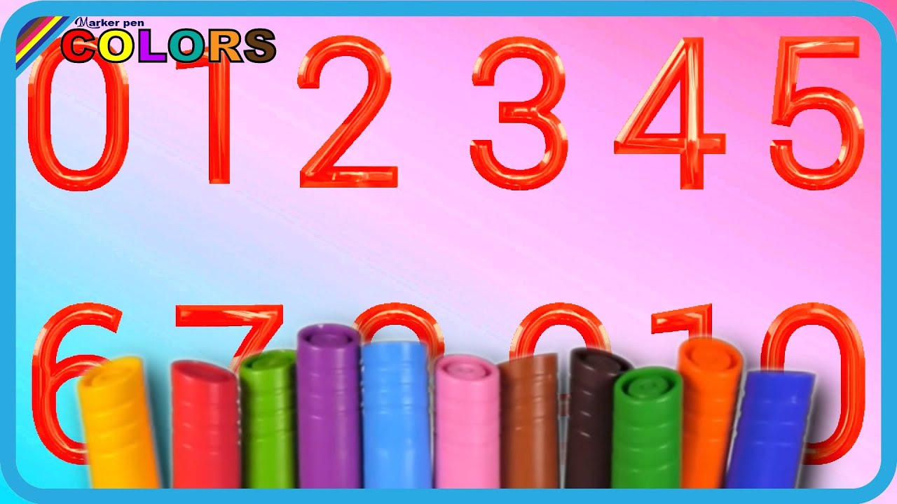 Number Song 1-10 for Children's Animation |  Fun Music for Kids | The Rainbow | KLC KIDS TABLE