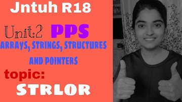#pps #R18 #unit2 #strlor #basic #strings #available in #c #topic7 #arraystring #structures #pointers