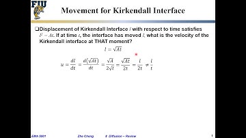 EMA5001 L08-04 Kirkendal interface velocity