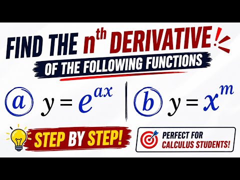 Find the Nth Derivative in Seconds! | and Explained