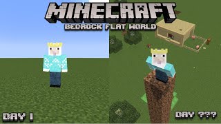 We Played Minecraft Bedrock Flat World | Part 2