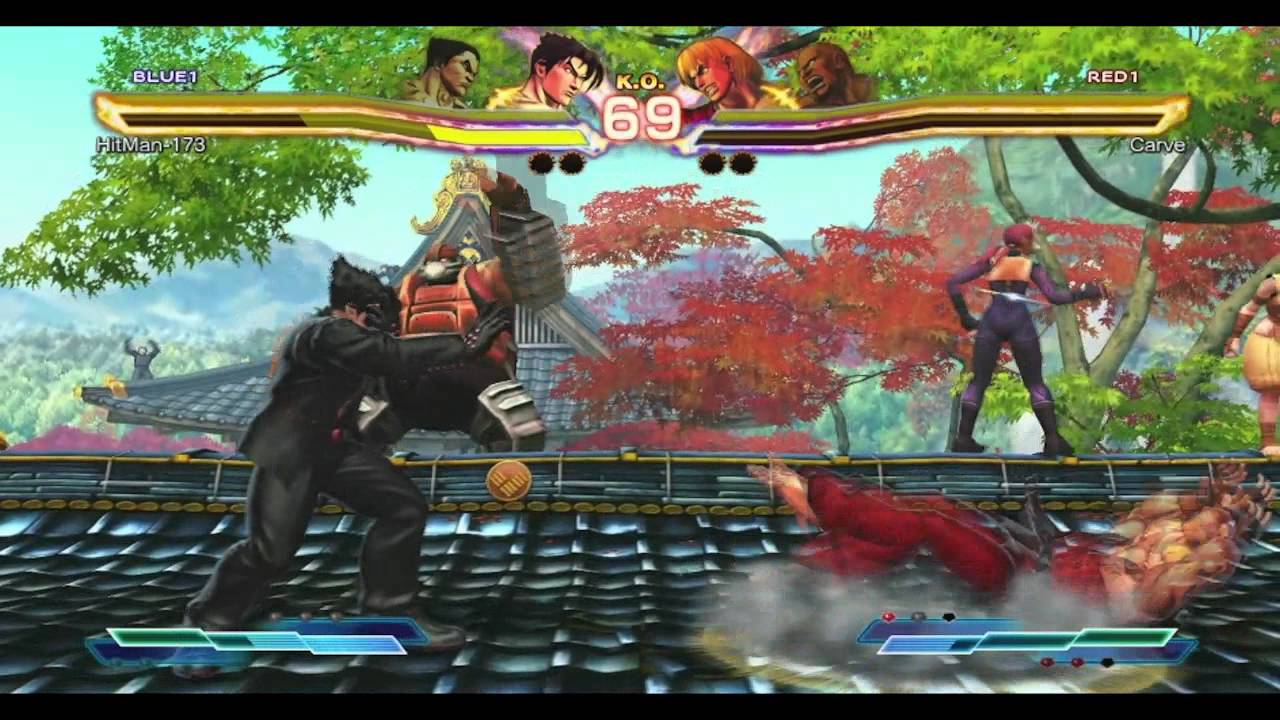 SFxT: HitMaN-173 (Jin x Kazuya) Vs Carve (Ken x Ma
