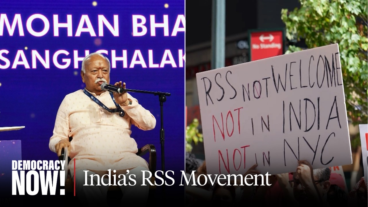 "Stand Up for Multifaith Democracy": U.S. Activists, Lawmakers Protest India's RSS & Hindu Supremacy