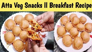 Atte Ke Veg Snacks | ਕਣਕ ਦੇ ਆਟੇ ਦਾ ਹੈਲਥੀ ਨਾਸ਼ਤਾ | आटे के खस्ता कचौड़ी | Atta Snacks | Breakfast Recipe
