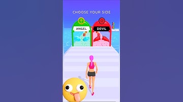 😈WHICH SIDE ARE YOU ON?😇#android #games #stickrun #ios #funny #stickrunner