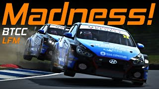 This Blew me Away! Absolutely, Chaotically FUN! - LFM / rFactor2 BTCC Knockhill Online Race