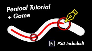 How to MASTER the PENTOOL using my FREE Photoshop Game!