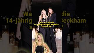 Warum sieht die 14-jährige Harper Beckham aus wie 24? #celebrity #harperbeckham #victoriabeckham
