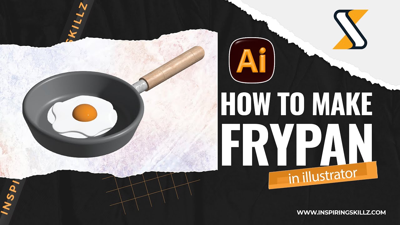 How to Make a Frypan in Adobe Illustrator | Step by Step Tutorial