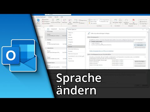 Outlook Sprache ändern ✅ Tutorial [Deutsch/HD]