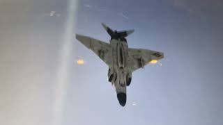 X-Plane 11 Top Gun Maverick Gloc and Phenix and Bob eject ￼scene