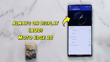 How to Enable Always on Display(AOD) in Moto Edge 20 l Always on Display in Moto