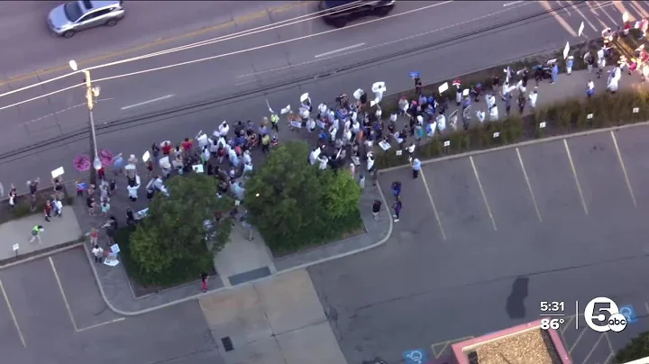 'Reinstate the doctors!' Hundreds protest firing of 2 UH pediatricians
