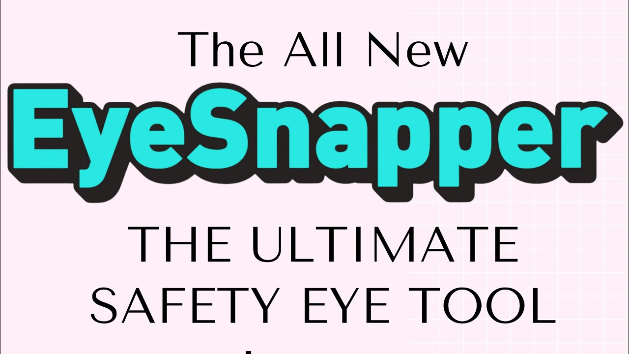The Official Safety Eye Tool - The Eye Snapper - Safety eye pliers / eye jig