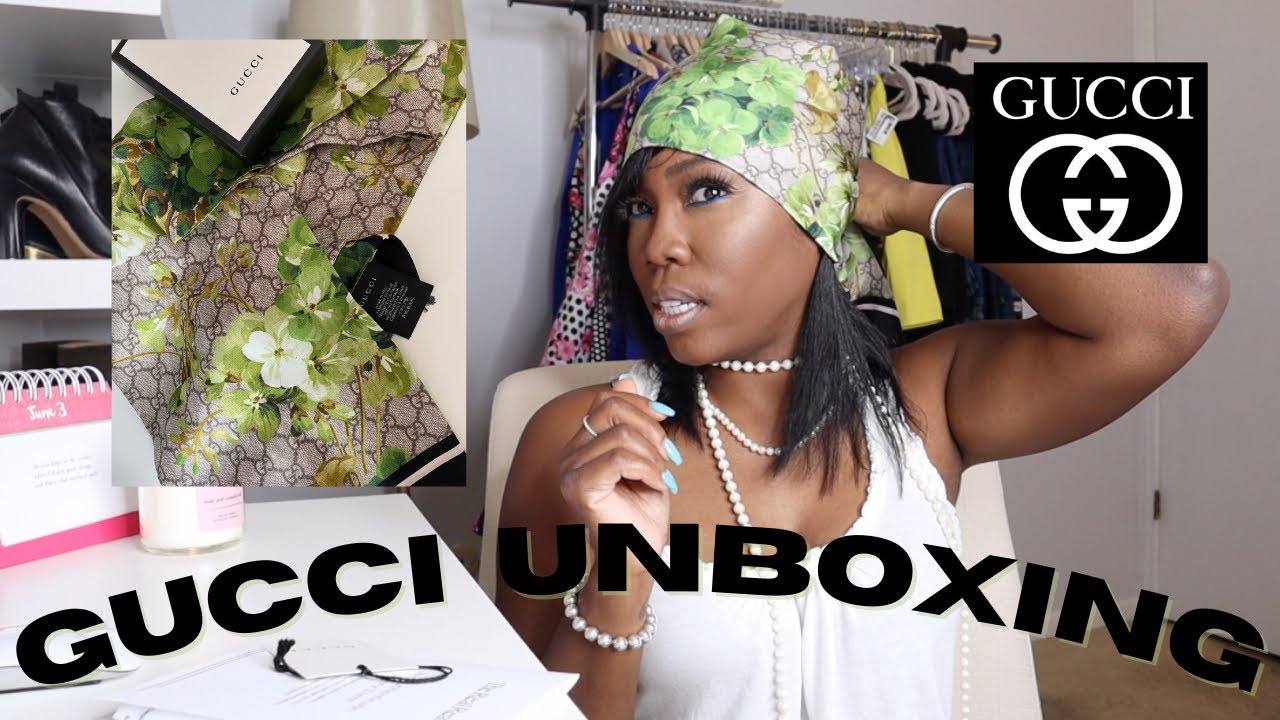 Gucci Silk Scarf Unboxing | The RealReal