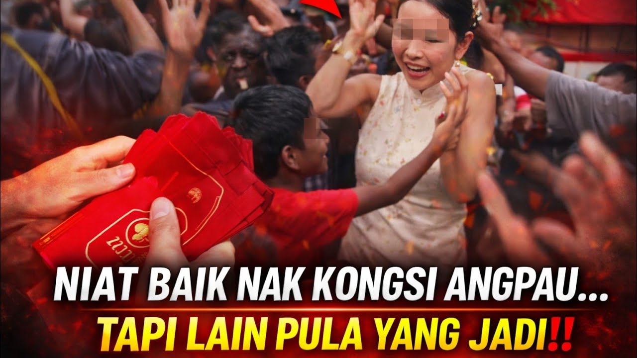 KECOH ‼️ AMOI DITOLAK ORANG RAMAI KETIKA AGIH ANGPAU DI GEORGETOWN, PULAU PINANG 