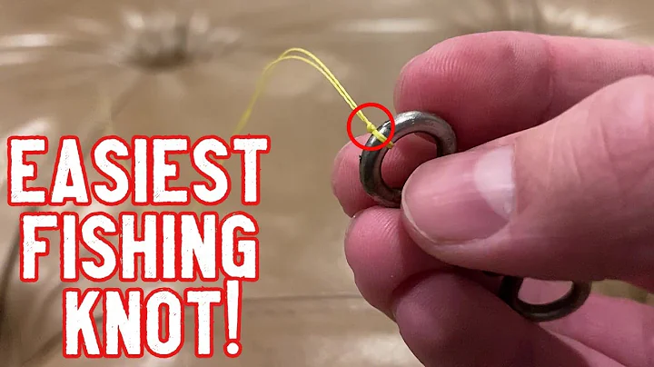 THE EASIEST AND MOST RELIABLE FISHING KNOT - The Palomar knot (Aces fishing Tutorial #1)