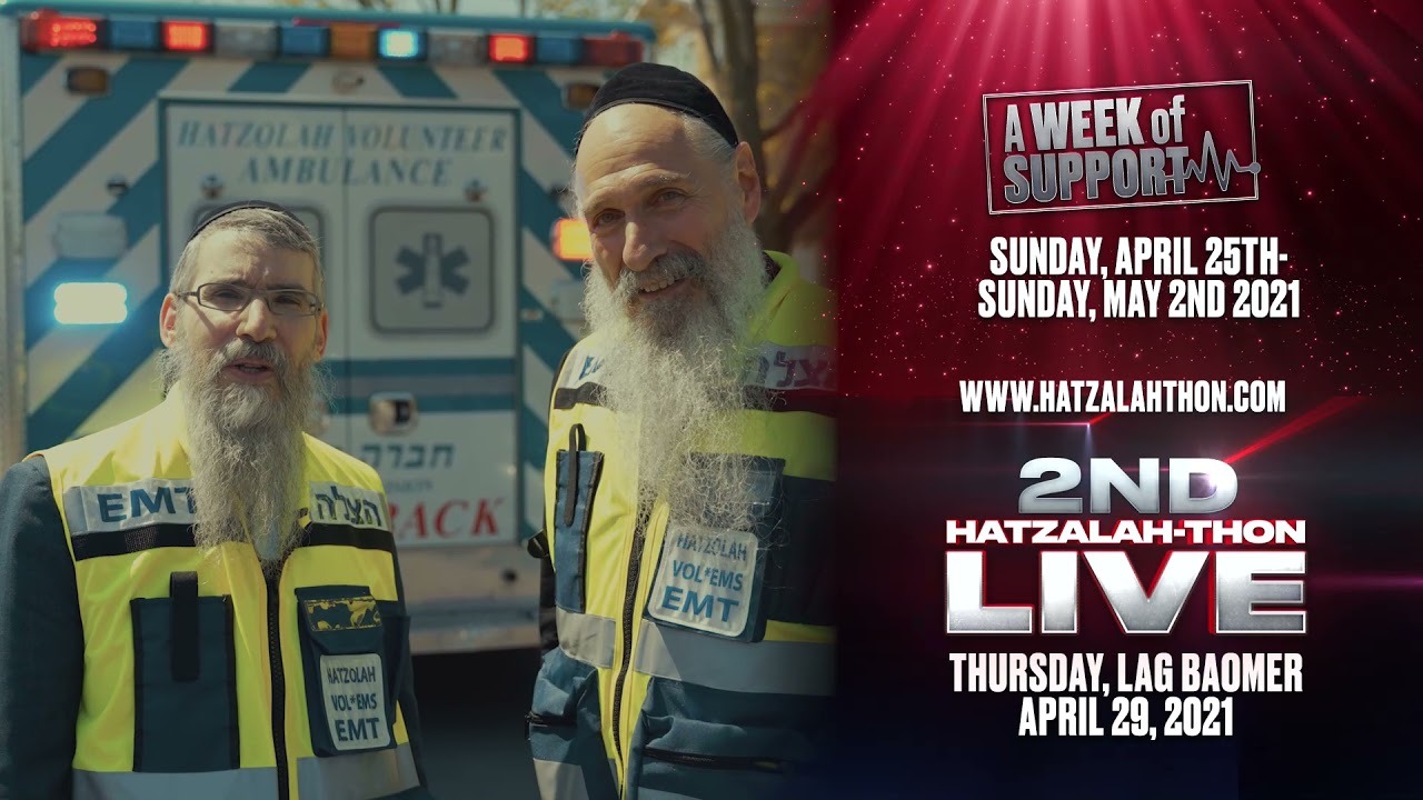 MBD & Avraham Fried Invite You To The 2nd Annual Hatzalah-Thon
