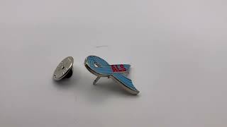 ALS Lou Gehrig's Disease Awareness Ribbon Lapel Pin by StockPins.com How To Make An Als Awareness Ribbon
