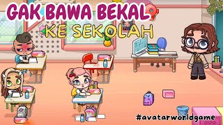 DRAMA AVATAR WORLD | GAK BAWA BEKAL KE SEKOLAH #pazu #avatarworld #avatarworldgame