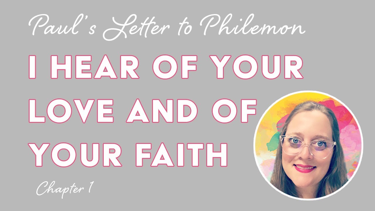 Paul's letter to Philemon Chapter 1 AMP Audio Bible Reading YouTube