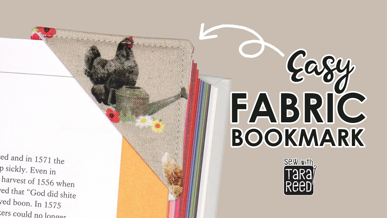 Урок по шитью угловой закладки для книг в 3 размерах - Шитье для начинающих