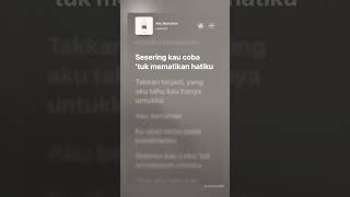 Aku Bertahan #lalahuta #lyricscloud100 #musiclyrics #liriklagu #akubertahan