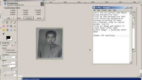 GIMP Tutorial - using the Perspective Tool - YouTube,How to Fix Perspective in Gimp