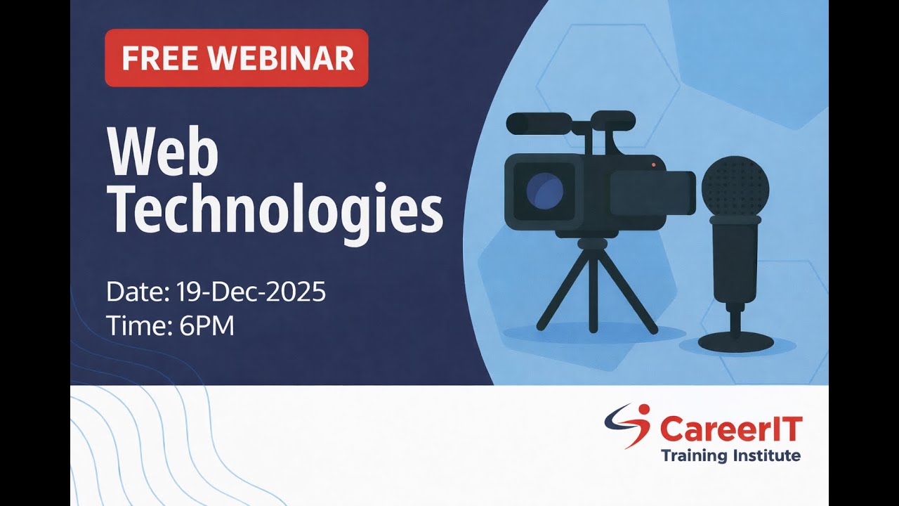 Web Technologies | CareerIT Webinar - YouTube