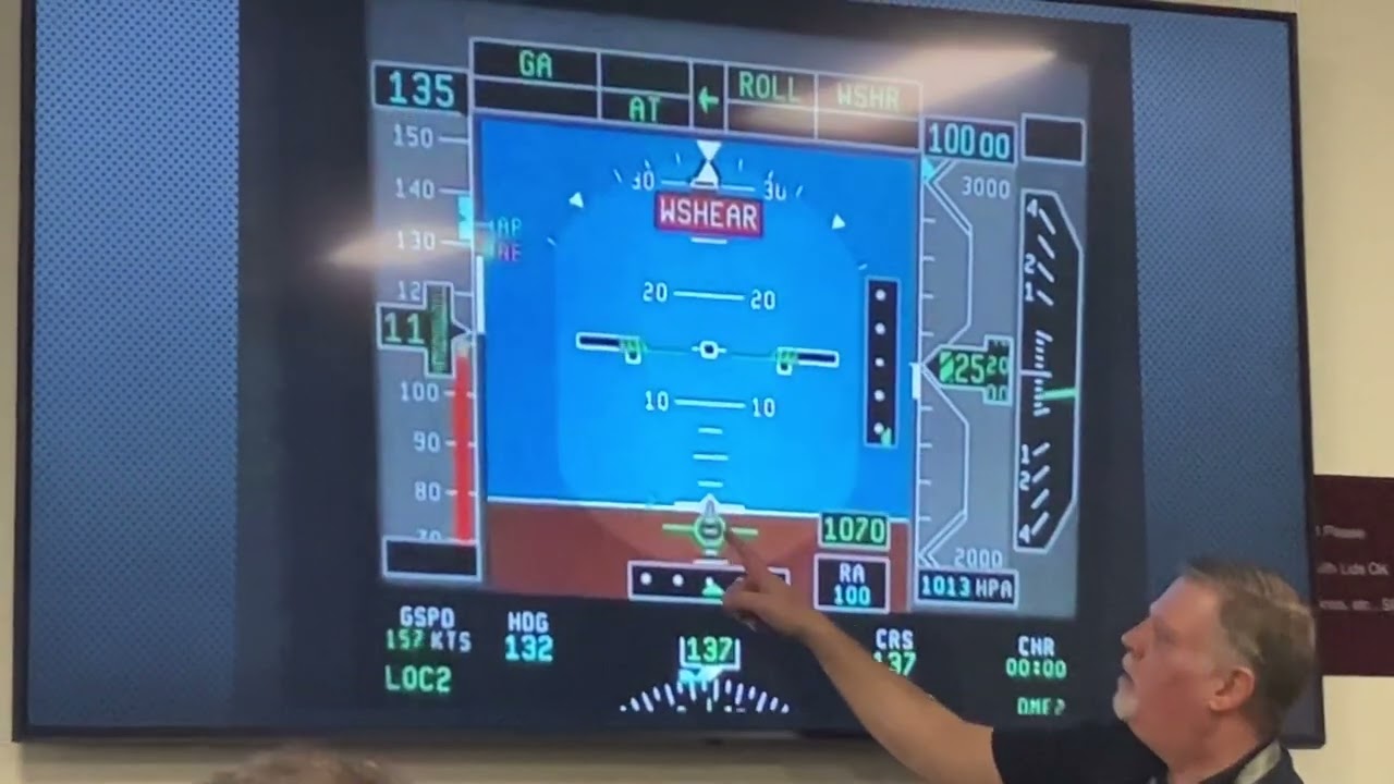 E175 windshear maneuver