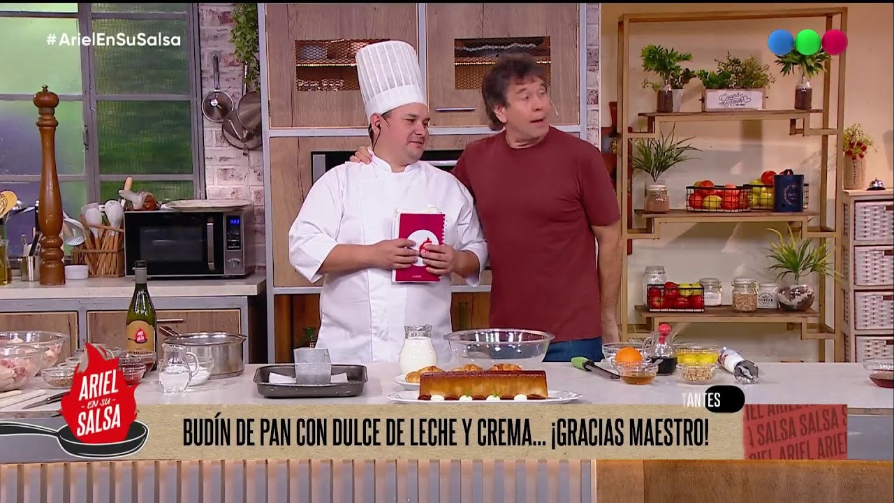 Pizza Chicago de Salchicha, Aros de Cebolla, Budin de Pan con Nueces [26-10-2024] Ariel en su Salsa