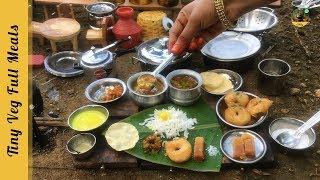 Miniature Full Meals Recipe | South Indian Veg Thali Recipe | Miniature Cooking