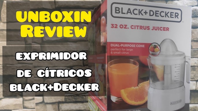 Reseña del Exprimidor de naranja eléctrico Black & Decker 