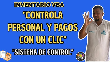 Implementa un Sistema de Control de Personal y Pagos en Excel con VBA #sepamosexcel #excelsepamos