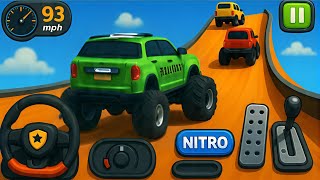 Monster Truck Mega Ramp Impossible Driver - 2025 Ultimate Car Stunts GT - Android GamePlay P-02 screenshot 5
