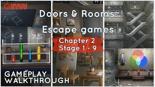 KYUU - Doors & Rooms: Escape games Chap 2 Stage 1-9 [Gameday Inc.] | Puzzle, Adventure -Walkthrough screenshot 4