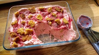 No-Churn Rhubarb Crumble Ice Cream . . . how to