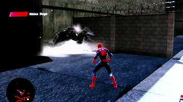 Spider-Man: Web of Shadows - And Rhino just keeps going and going and going and going-