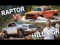 Toyota hilux gr sport vs ranger raptor showdown which offroader reigns supreme in the real world