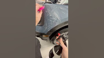 Bronco Sport Fender PPF install. #ppf #satisfying #shorts