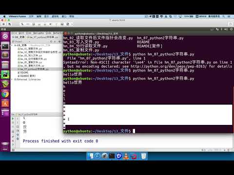 【12-文本编码】 098 文本编码 03 Python2 x处理中文字符串