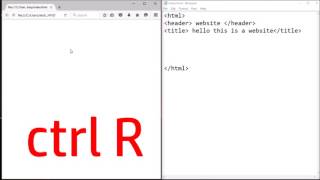 How to make a html website using notepad prt 1