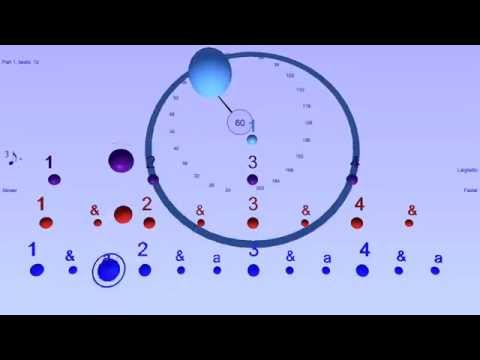 Slow Triplets over Eighth Notes in 4/4 - Bounce Metronome