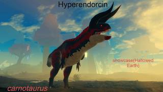 Hyperendocrin carnotaurus showcase(Hallowed earth)