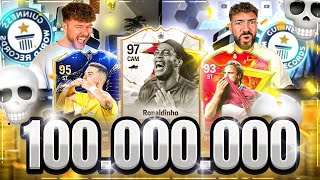 OMG 🚨 100 MIO COINS SBB ☠️ ZU TEUER im EA FC 24 Squad Builder Battle (Weltrekord) 😭