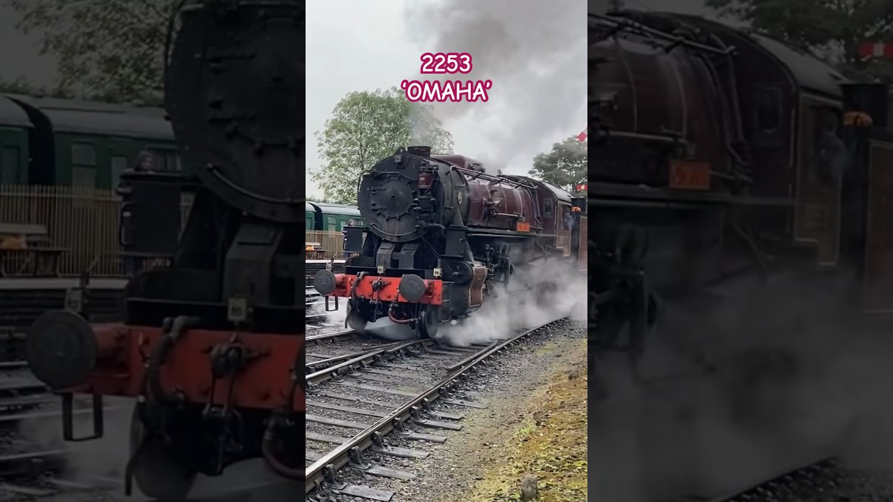 2253 ‘OMAHA’ at Bridgnorth on the Severn Valley Railway (Autumn Steam Gala) 